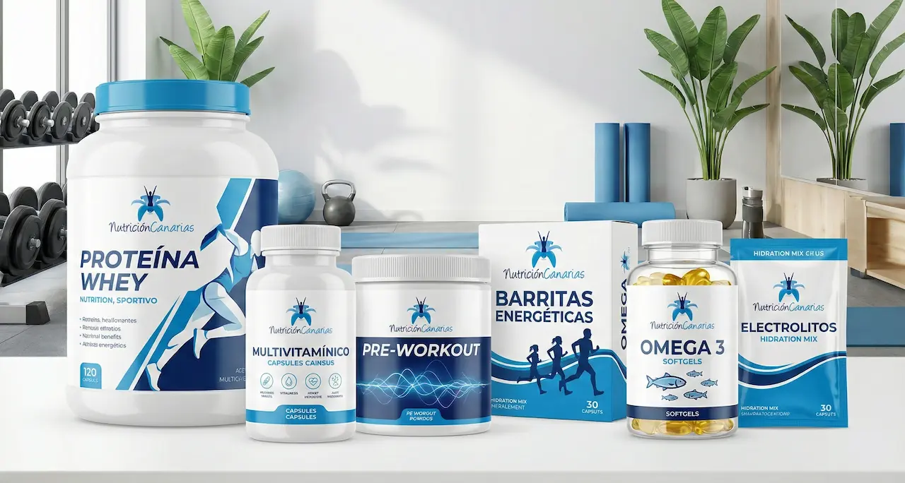 Linea de productos de Nutrición Canarias
